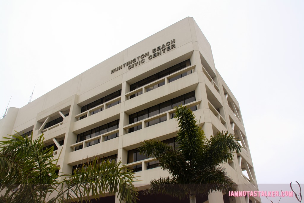 Huntington Beach Civic Center from Rosewood-7692