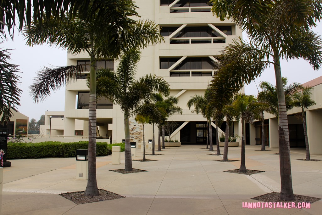 Huntington Beach Civic Center from Rosewood-7684