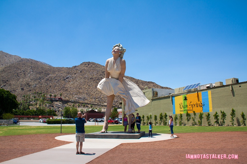 Forever Marilyn Statue Palm Springs-2316