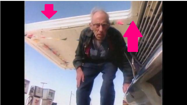 Gimme All Your Lovin' Gas Station Roof Line
