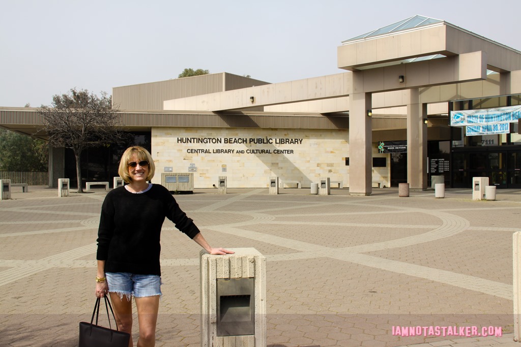 Huntington Beach Central Library from Rosewood-7770