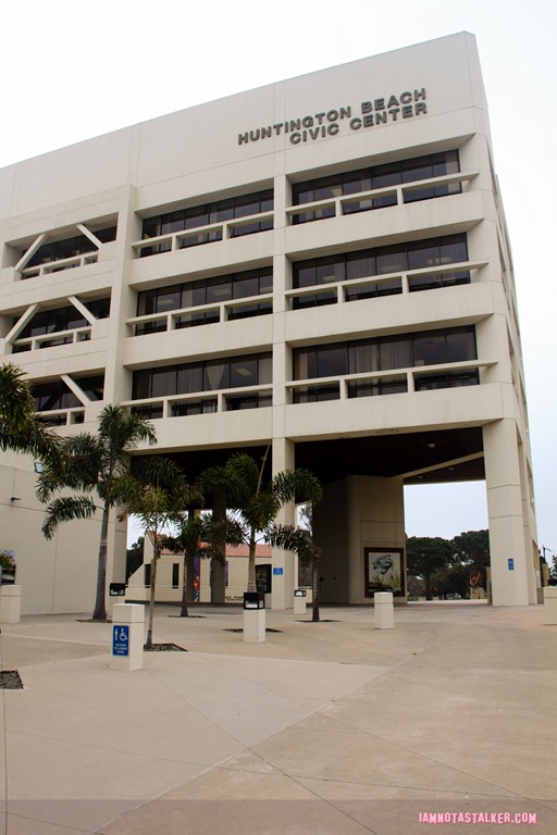 Huntington Beach Civic Center from Rosewood-7696