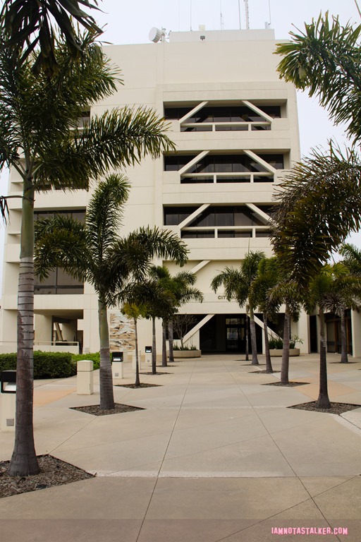 Huntington Beach Civic Center from Rosewood-7719