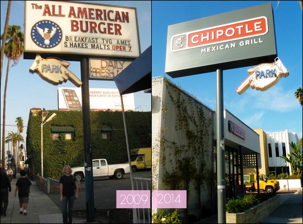 All American Burger Sign
