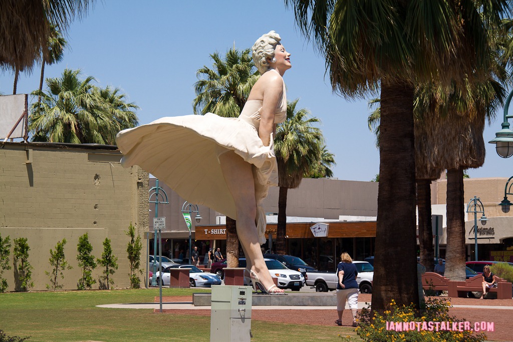 Forever Marilyn Statue Palm Springs-2309