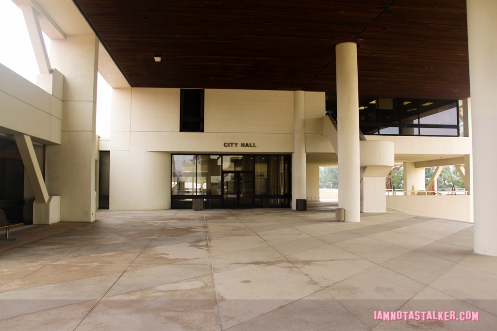Huntington Beach Civic Center from Rosewood-7688