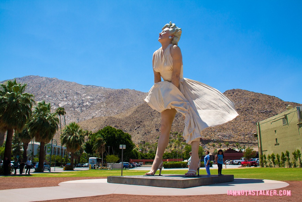 Forever Marilyn Statue Palm Springs-2324