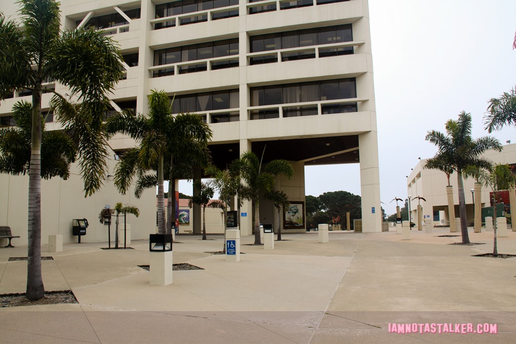 Huntington Beach Civic Center from Rosewood-7697