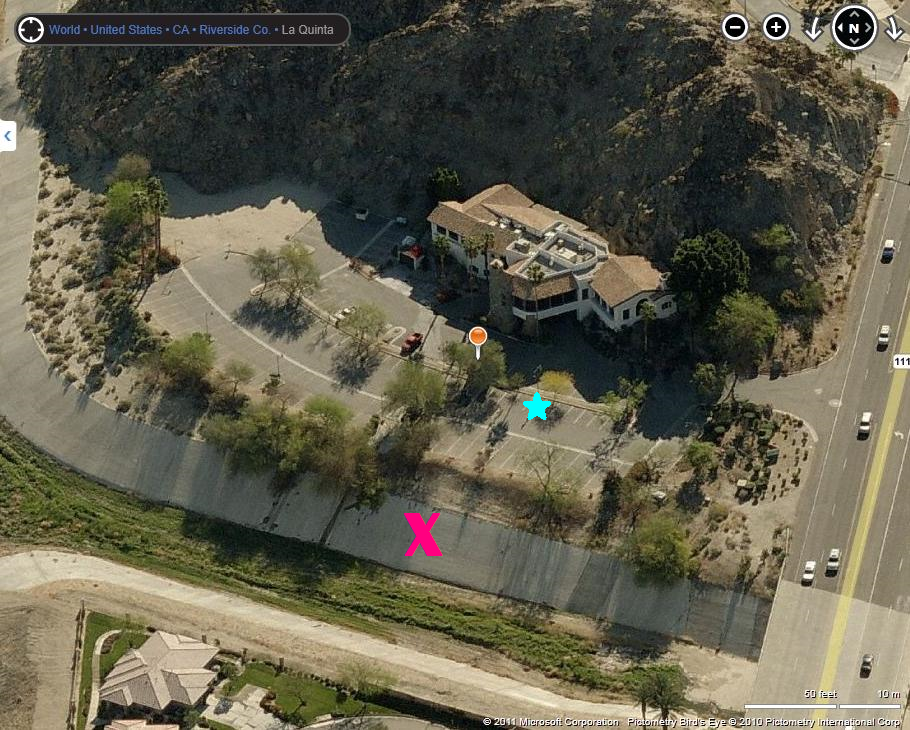 Cliffhouse parking lot