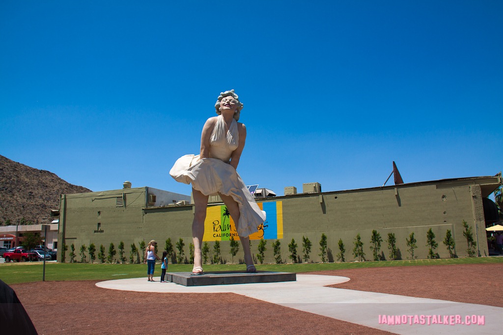 Forever Marilyn Statue Palm Springs-2311
