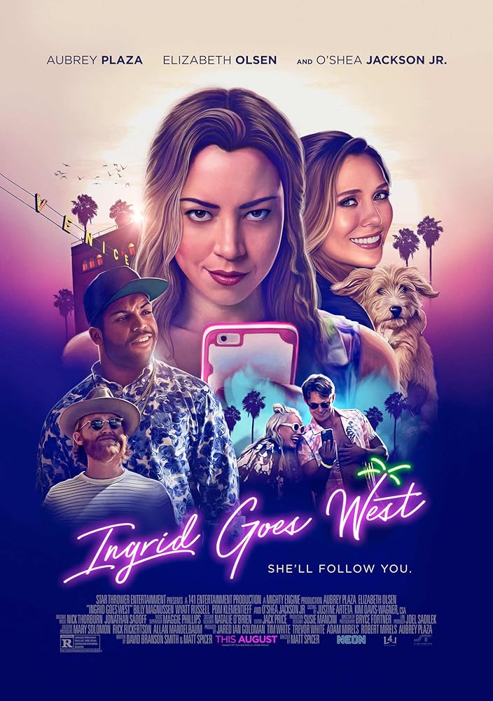 Elizabeth Olsen, Wyatt Russell, Aubrey Plaza, Billy Magnussen, and O'Shea Jackson Jr. in Ingrid Goes West (2017)