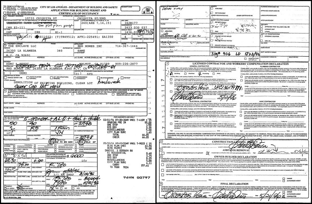 10733 Chiquita Building Permit 2