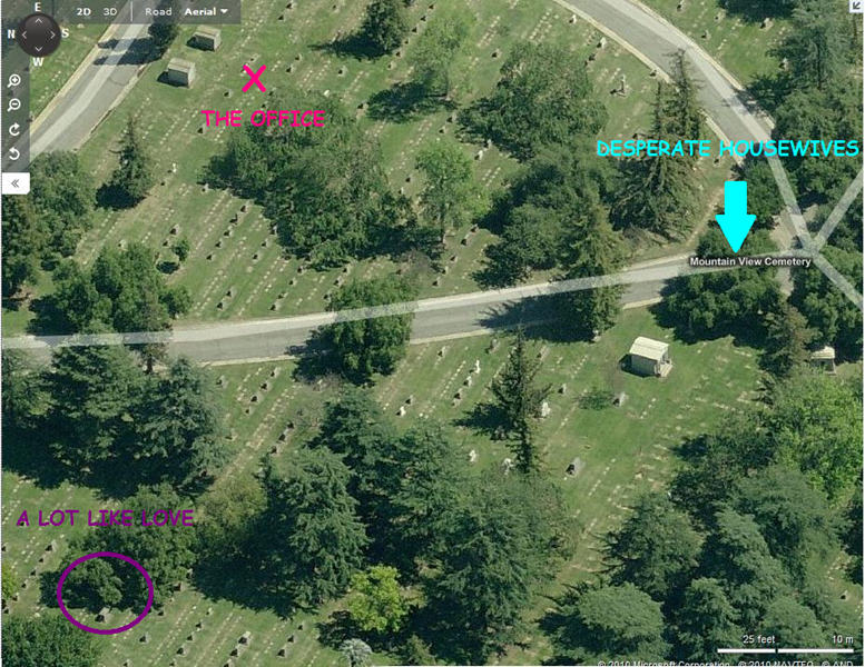 Mountain View Cemetery Locations