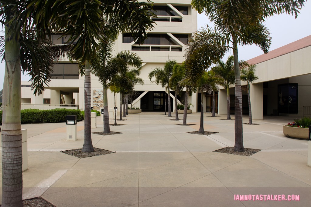 Huntington Beach Civic Center from Rosewood-7718